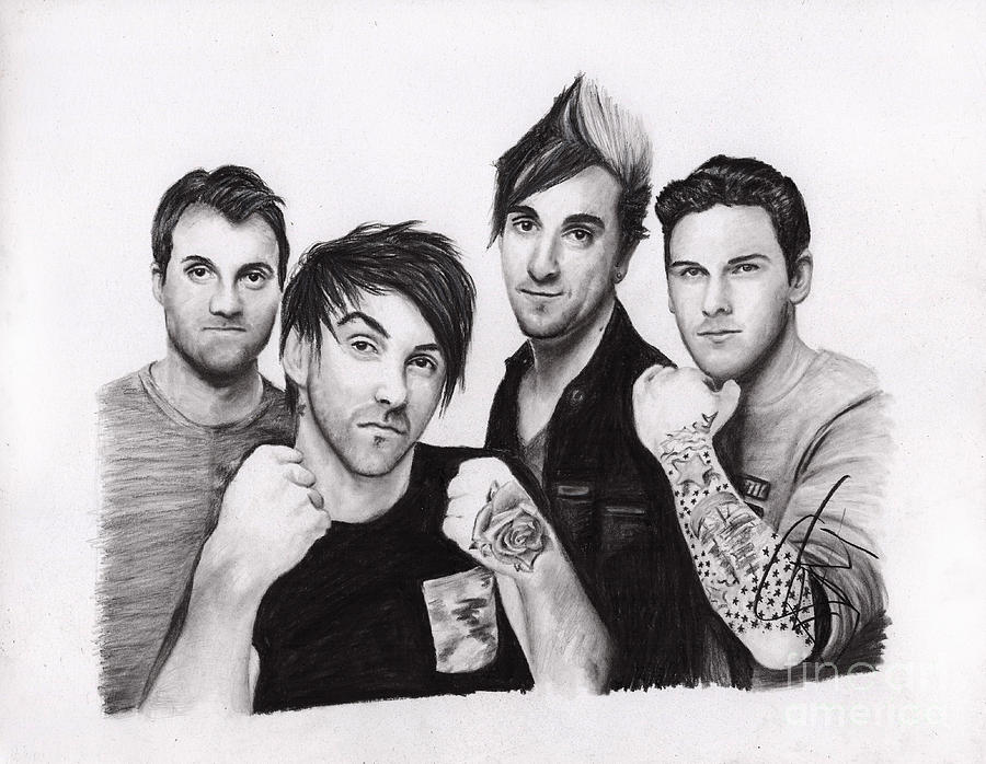 All Time Low 2 Drawing by Rosalinda Markle