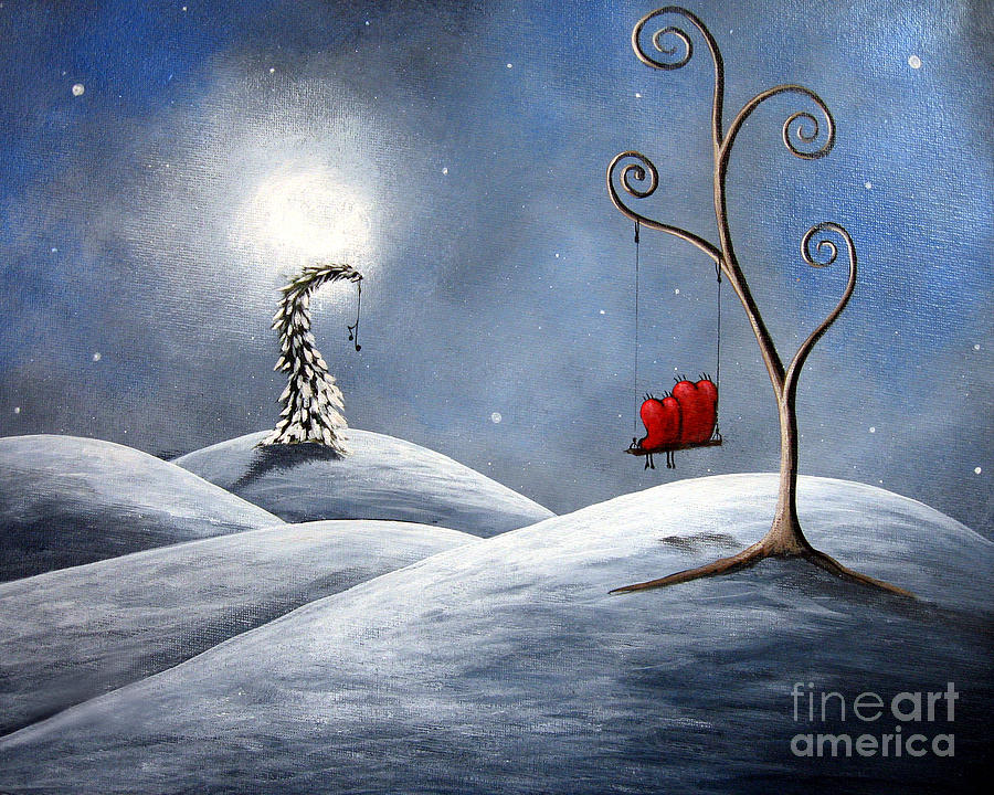 All We Need For Christmas by Shawna Erback Painting by Moonlight Art Parlour