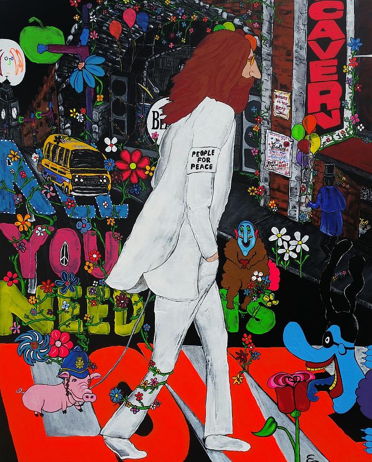 All you need is LOVE  Painting by Edward Pebworth