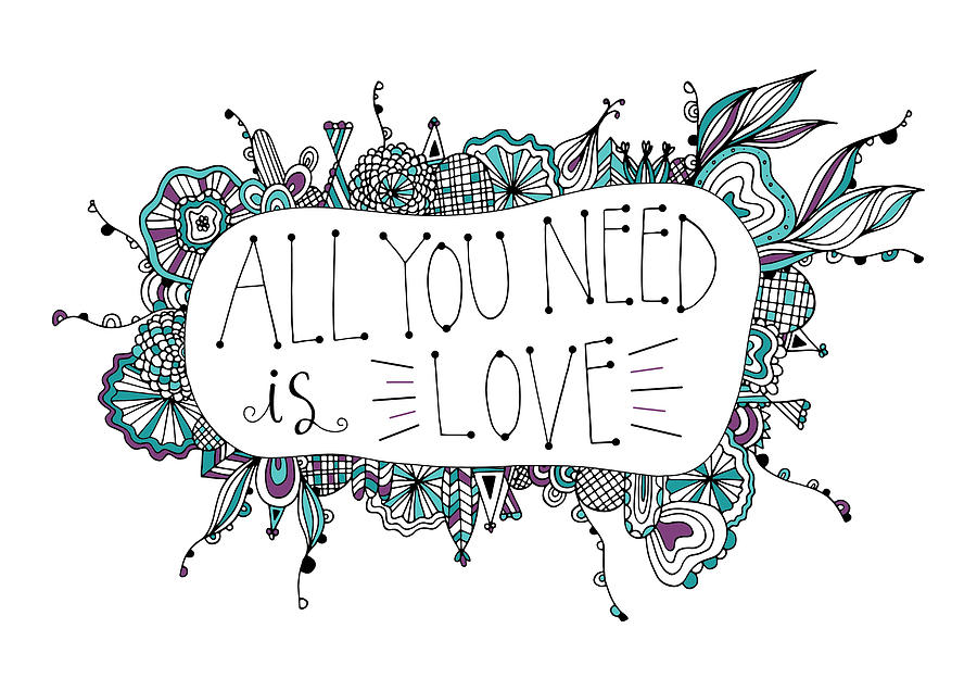 All you need is love Photograph by MGL Meiklejohn Graphics Licensing