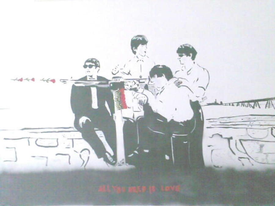 All You Need Is Love The Beatles Painting