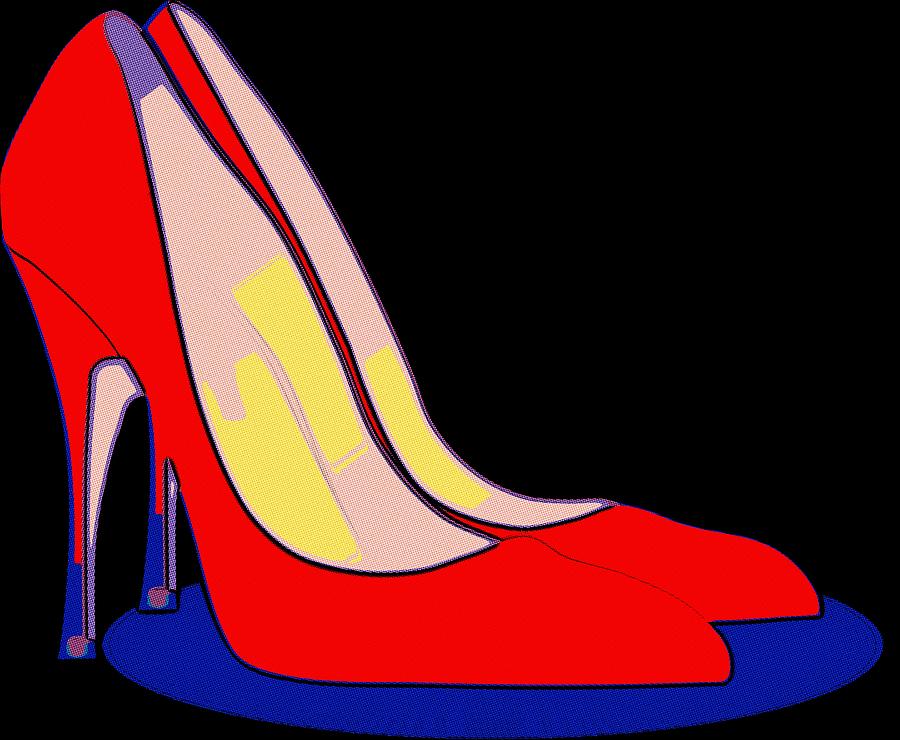 All You Need is Red Pumps Painting by Florian Rodarte