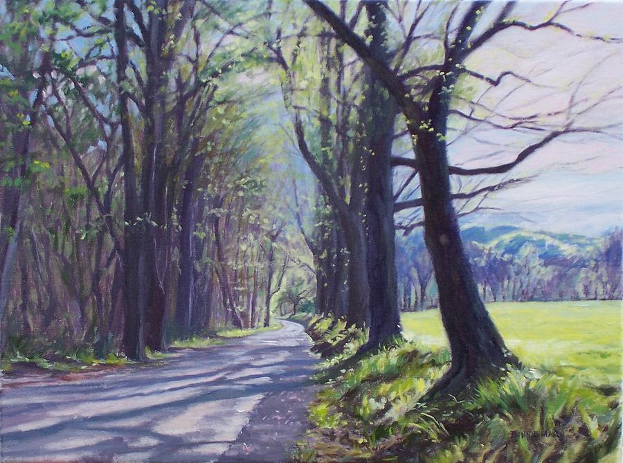 Alleghany Spring Painting by Bonnie Mason