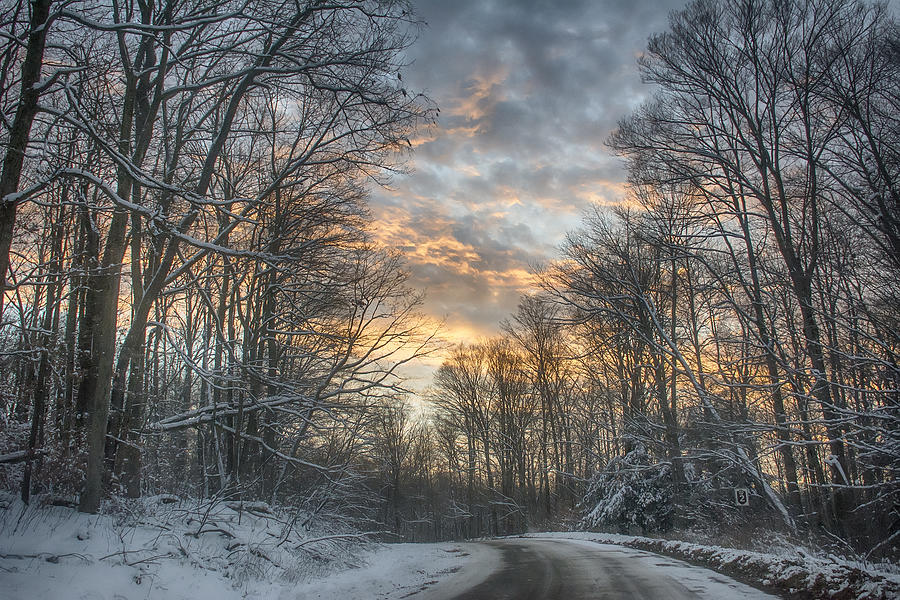 Sunset Photograph - Allegheny Road by Wade Aiken
