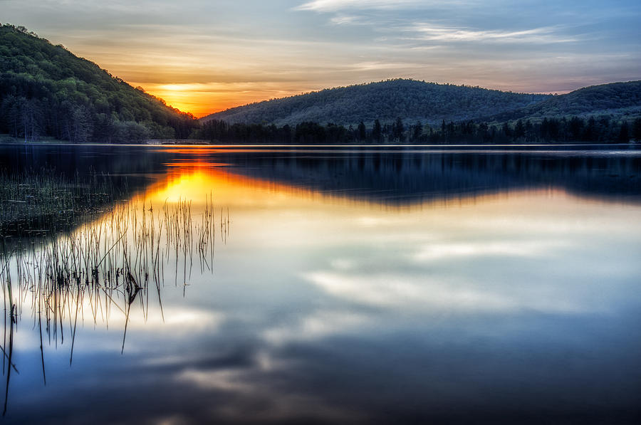 Allegheny Sunset Photograph by Mark Papke
