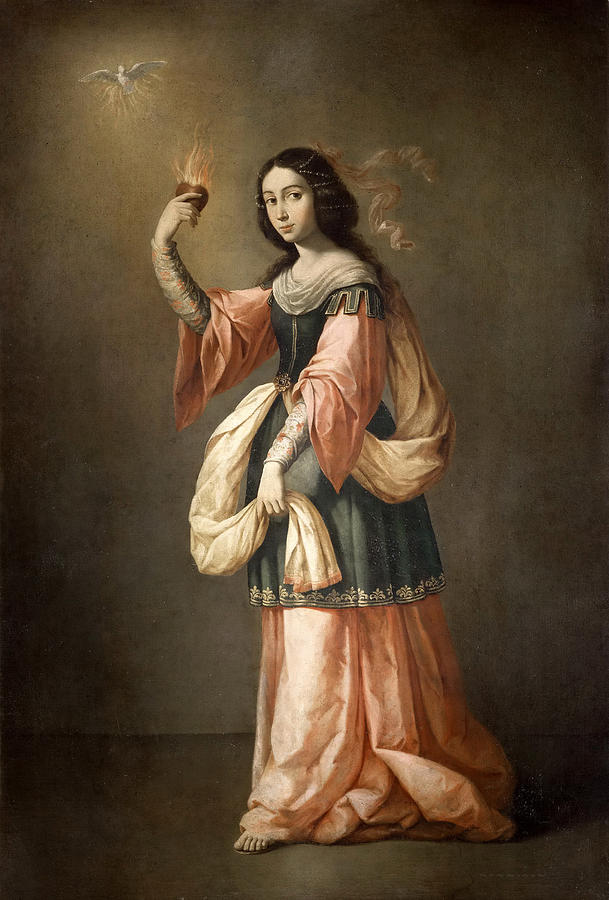 Allegory of Charity Painting by Francisco de Zurbaran