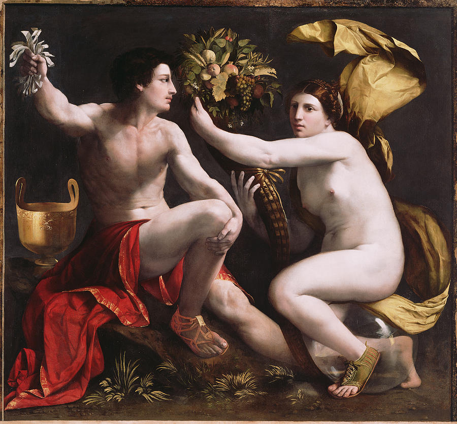 Dosso Dossi Painting - Allegory of Fortune by Dosso Dossi