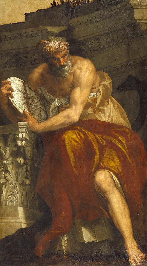 Allegory of Navigation with an Astrolabe. Ptolemy Painting by Paolo Veronese