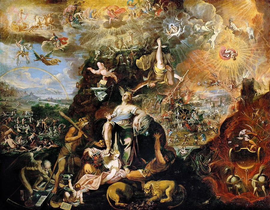 Allegory of the Apocalypse Painting by Joseph Heintz the Younger