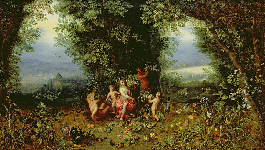 Allegory of the Earth Painting by Brueghel and Balen