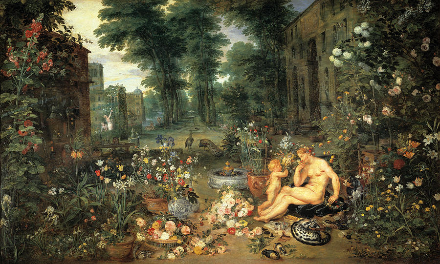 Allegory of the Sense of Smell Painting by Jan Brueghel the Elder and Peter Paul Rubens