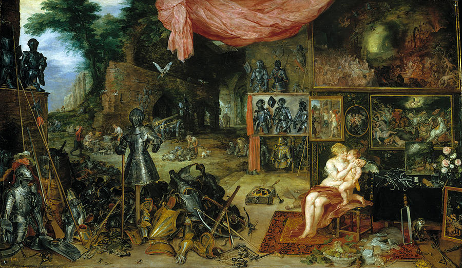 Allegory of the Sense of Touch Painting by Jan Brueghel the Elder and Peter Paul Rubens