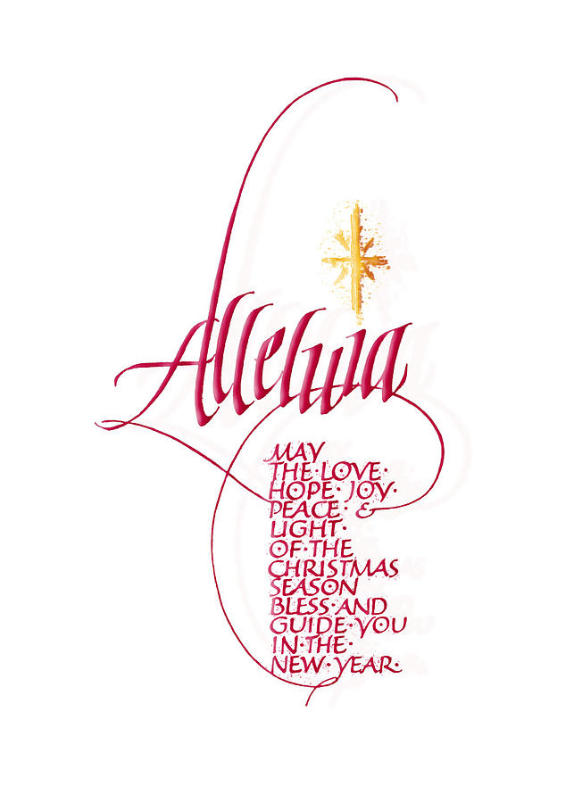 Alleluia Painting by Judy Dodds