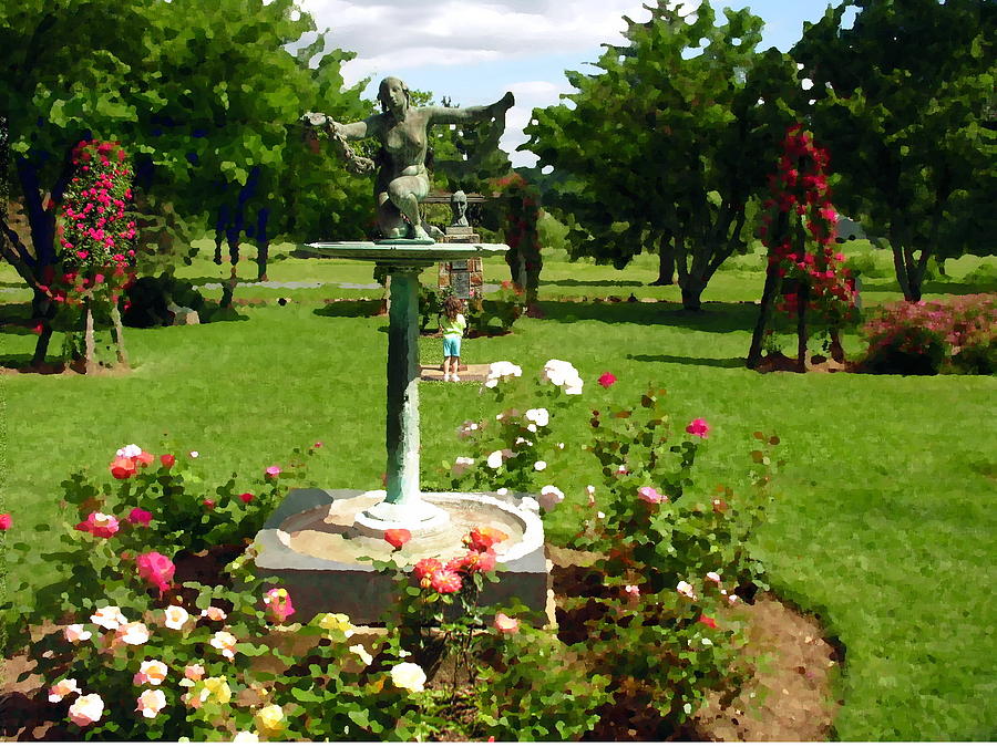 Allentown PA Gross Memorial Rose Garden Photograph by Jacqueline M Lewis