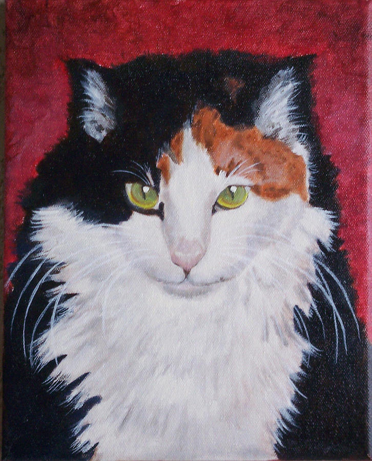 Alley Cat Painting by Kathie Camara