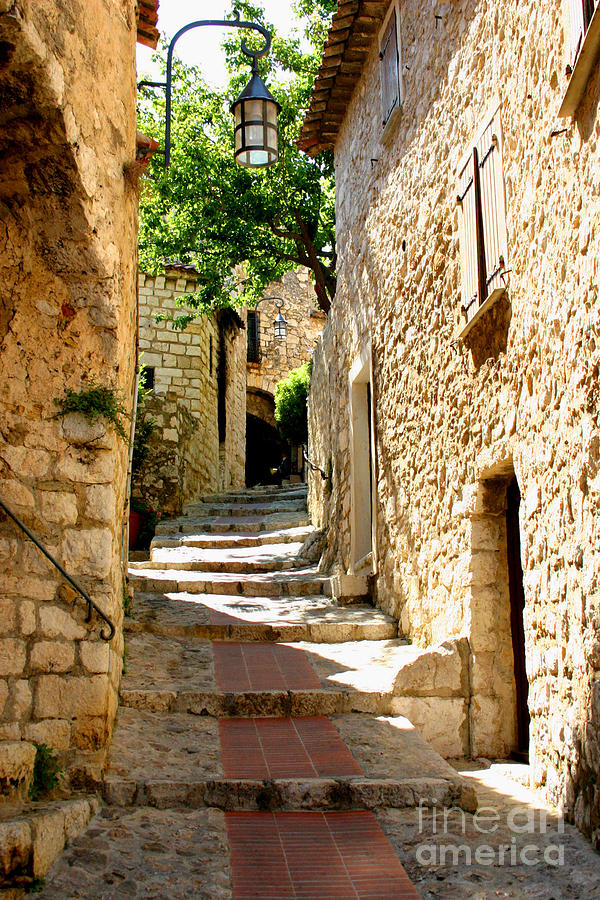 Alley In Eze, France Photograph by Holly C. Freeman