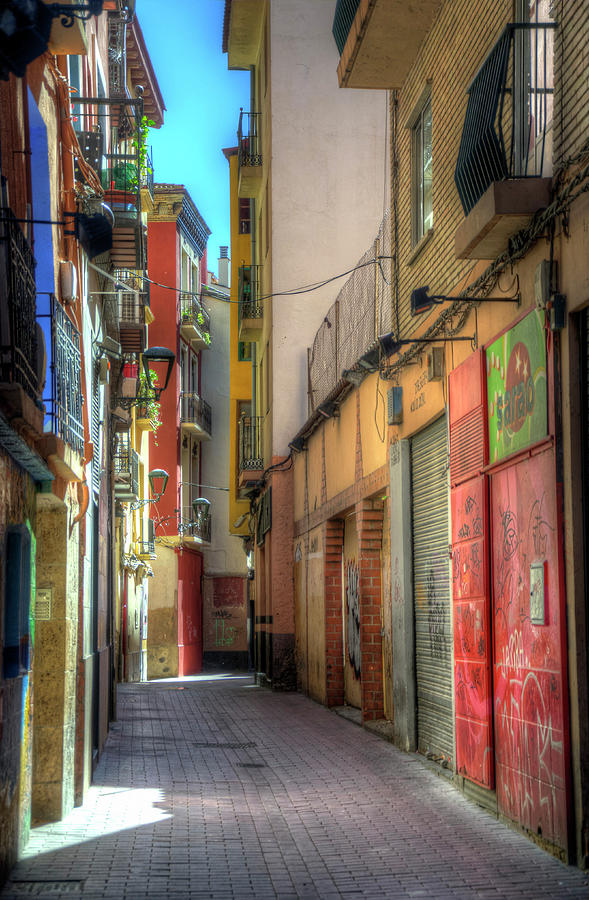 Alley In Zaragoza Photograph by Filippo Maria Bianchi
