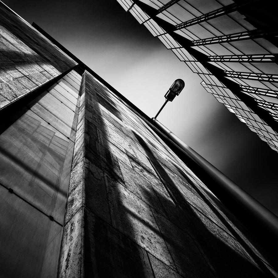 Architecture Photograph - Alley Lamp by Dave Bowman