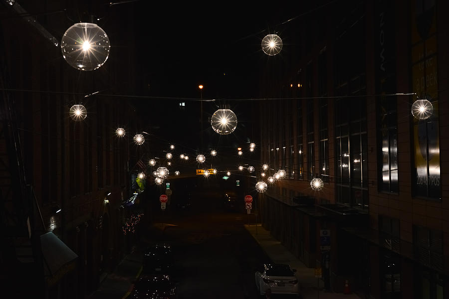Alley Lights Photograph by Ronda Broatch