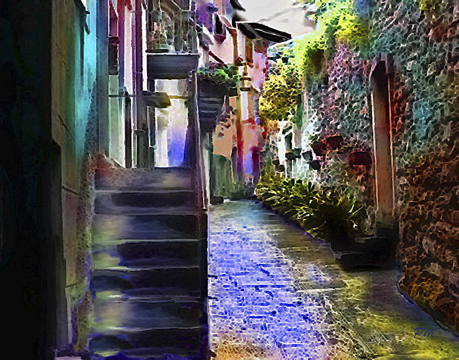Alley Digital Art by Phillip Mossbarger