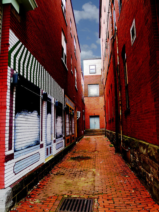Alleyway Door Photograph by Richard Reeve