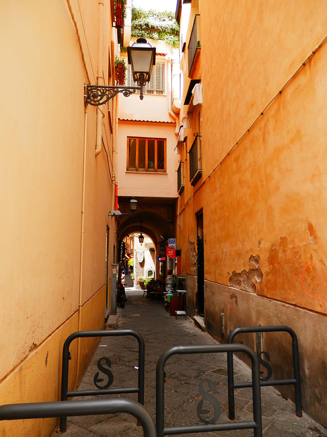 Alleyway in Sorrento Photograph by Pema Hou
