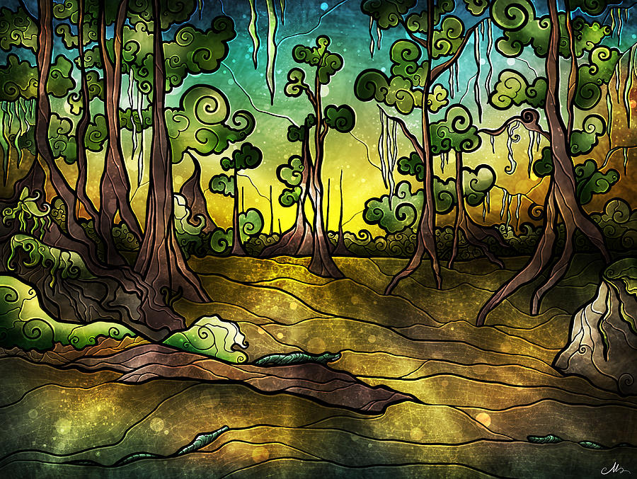 Alligator Swamp by Mandie Manzano Alligator Swamp by Mandie Manzano