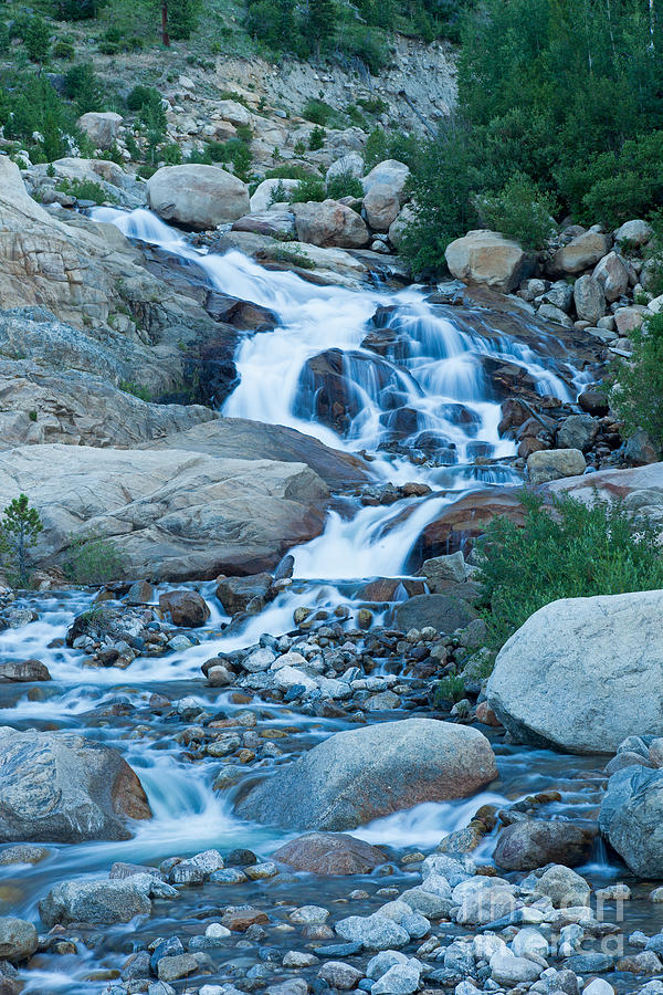 Alluvial Fan Falls in Rocky Mountain National Park Photograph by Fred Stearns