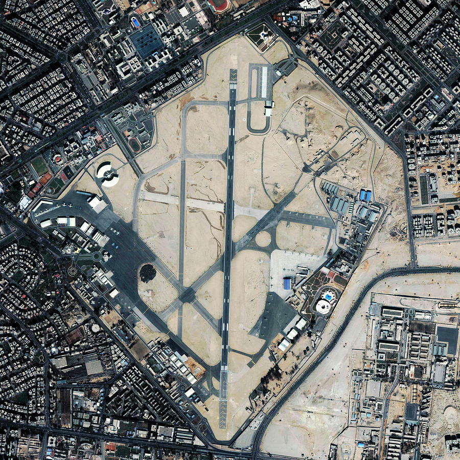Almaza Airport Photograph by Geoeye/science Photo Library