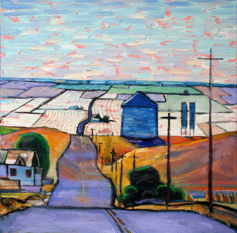 Almira Farmscape Painting by Gregg Caudell