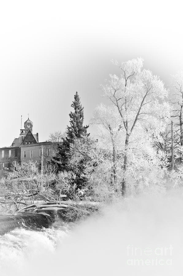 Almonte Winter in Black and White Photograph by Cheryl Baxter