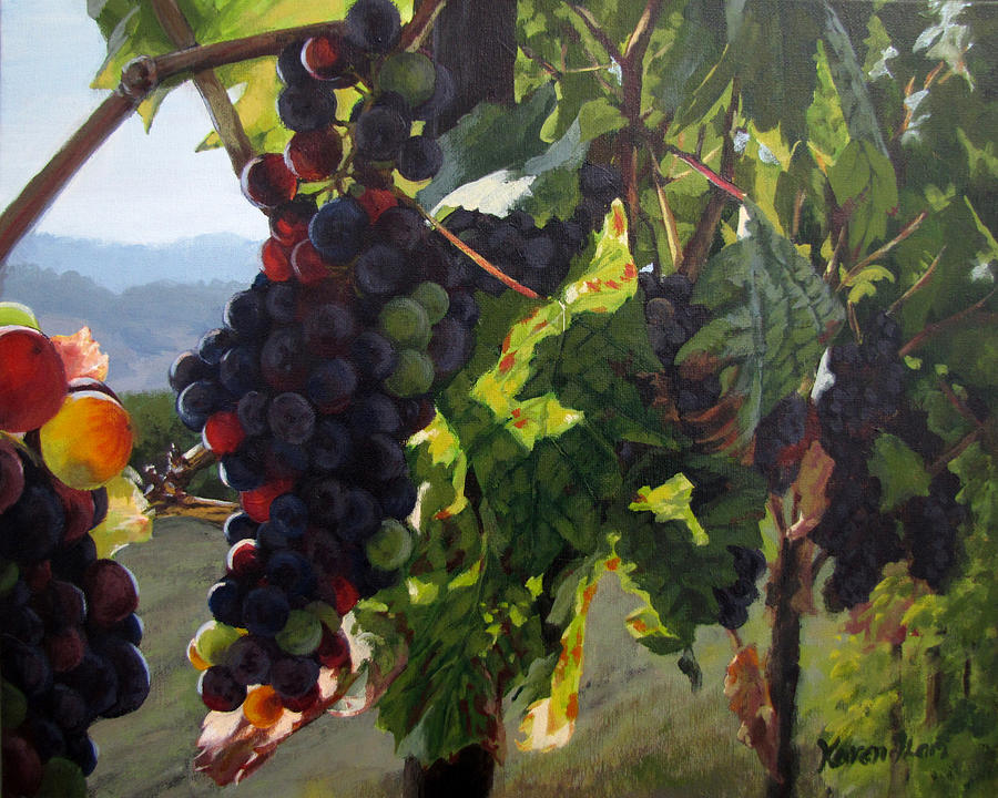 Almost Harvest Painting by Karen Ilari