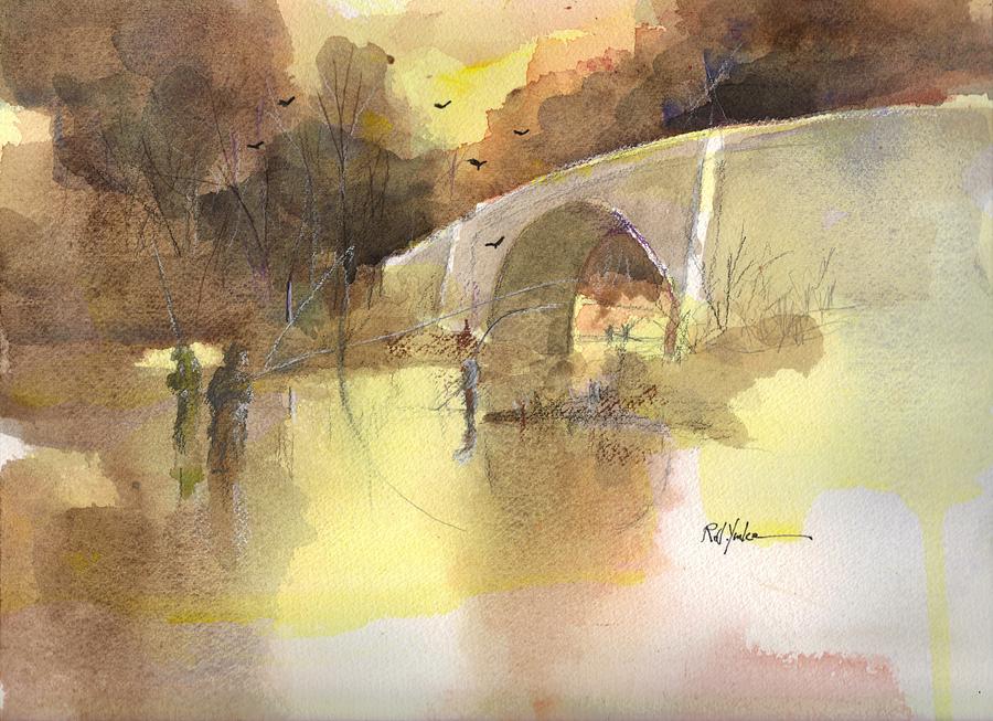 Bridge Painting - Almost Over  by Robert Yonke