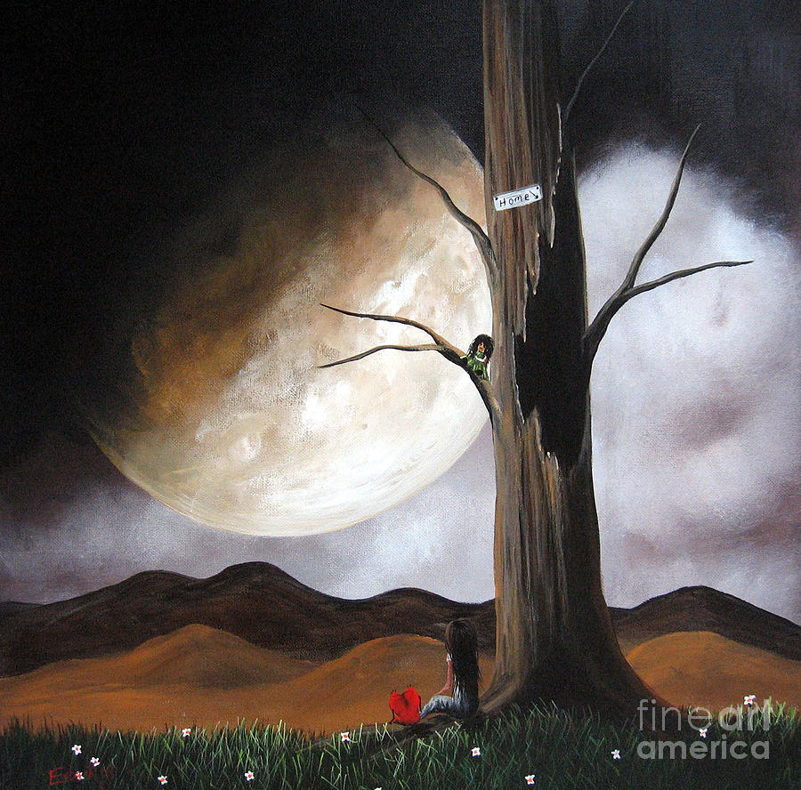 Almost Time To Go In by Shawna Erback Painting by Moonlight Art Parlour