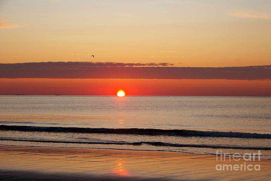  Hampton Beach Sunrise Photograph by Eunice Miller