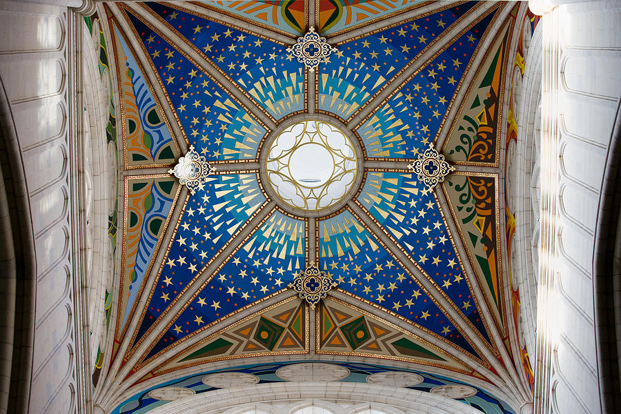 Almudena Cathedral Dome Ceiling Photograph by Artur Bogacki