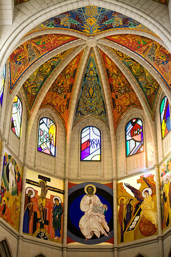 Almudena Cathedral Interior Photograph by Artur Bogacki