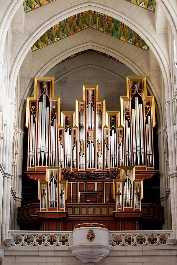 Almudena Cathedral Organ Photograph by Artur Bogacki