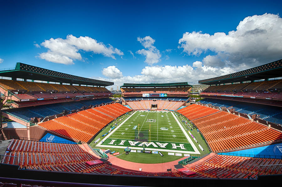 Honolulu Photograph - Aloha Stadium by Dan McManus