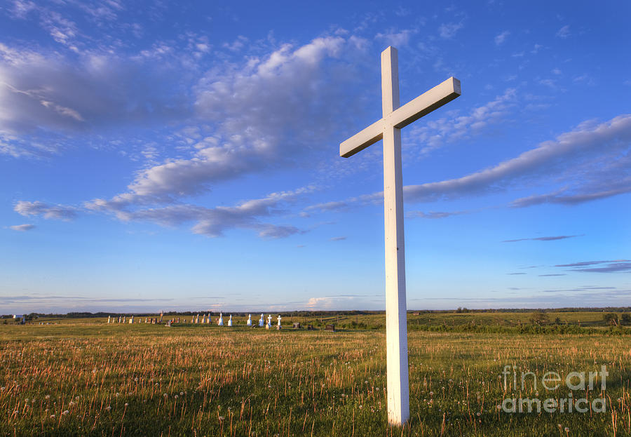 Alone at the Cross Photograph by Dan Jurak