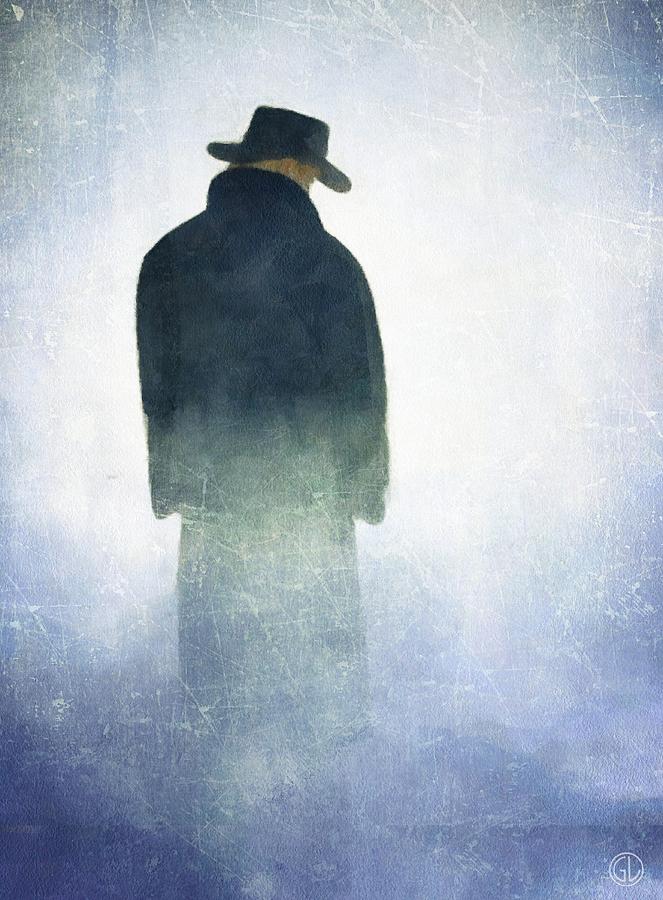 Alone in the fog Digital Art by Gun Legler