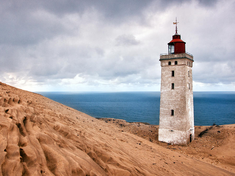 Lighthouse on the sand hils Photograph by Mike Santis