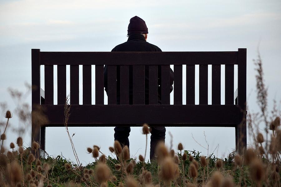Alone on the bench Photograph by Adam Lister