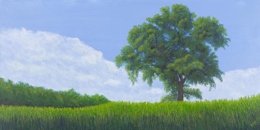 Alone Summer Painting by Garry McMichael