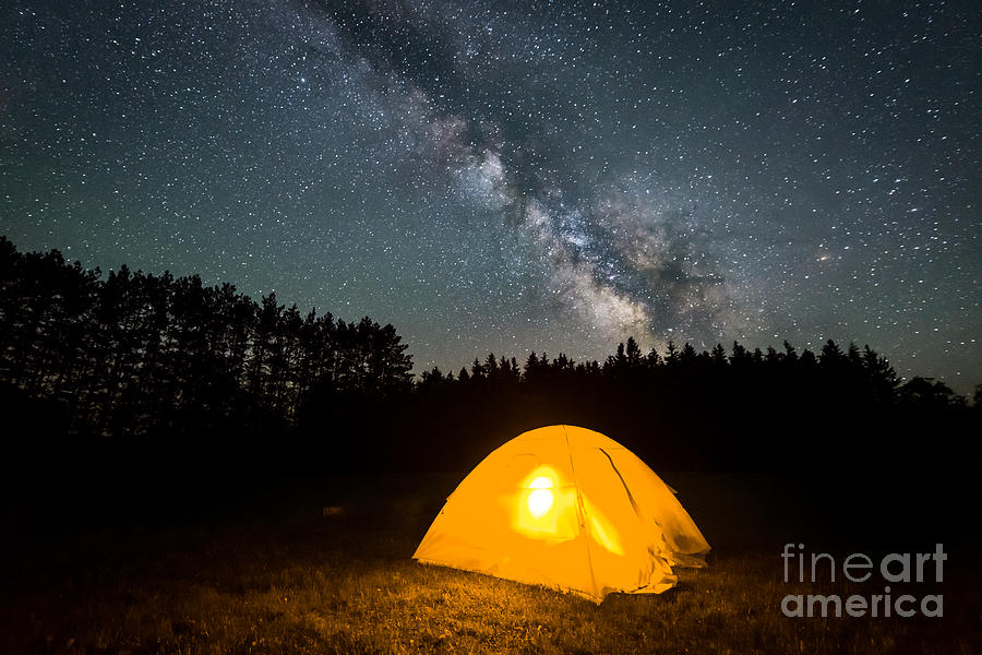 Alone Under The Stars Photograph by Michael Ver Sprill
