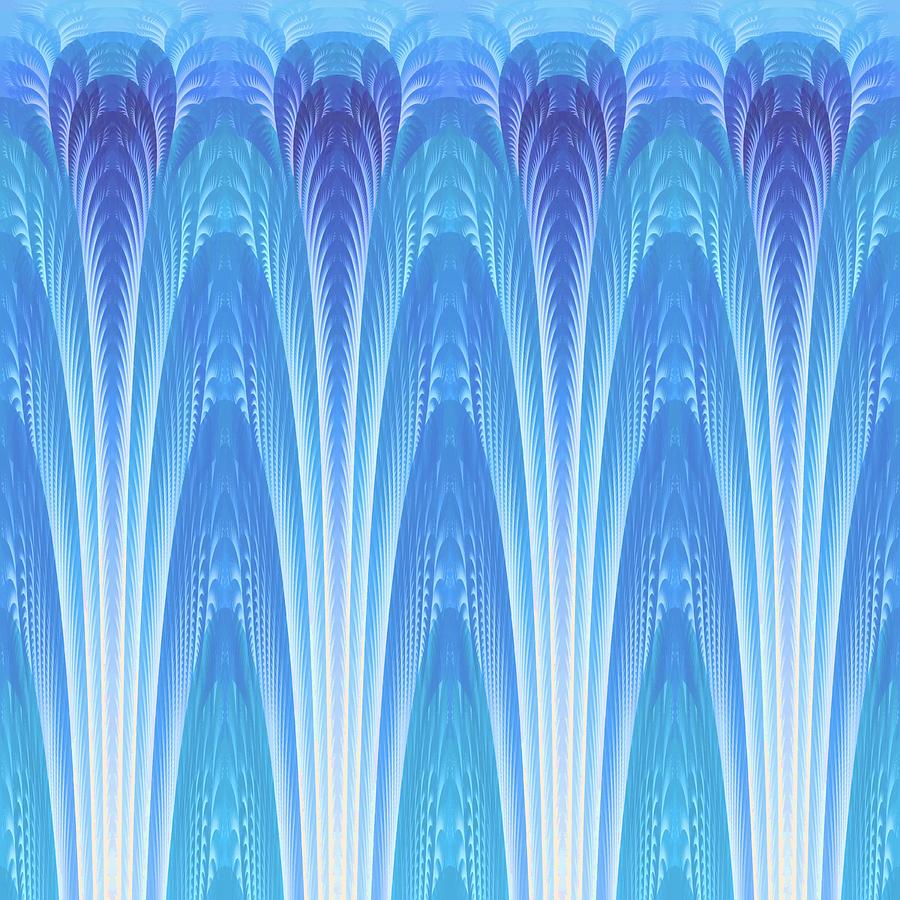 Abstract Digital Art - Along the Blue Nile by Lyle Hatch