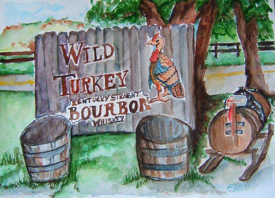 Along the Bourbon Trail Painting by Elaine Duras