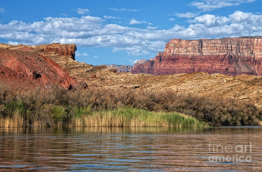 Landscape Photograph - Along the Colorado River by Claudia Kuhn