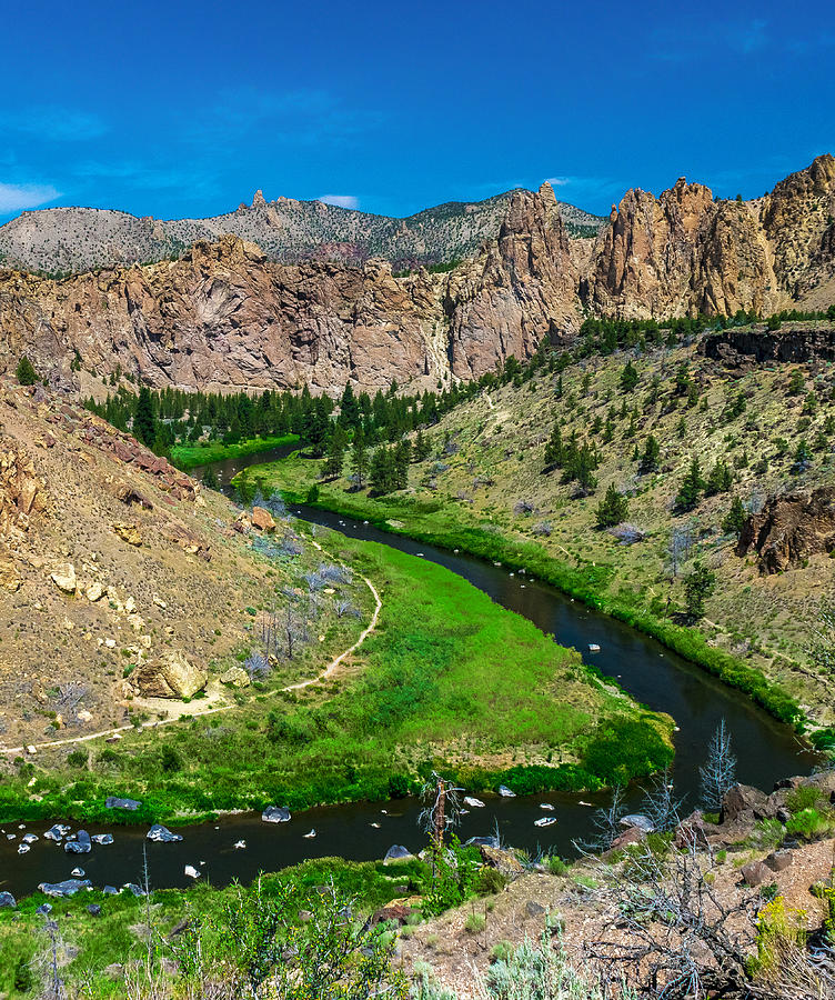 Along the Crooked River Photograph by Ryan Manuel