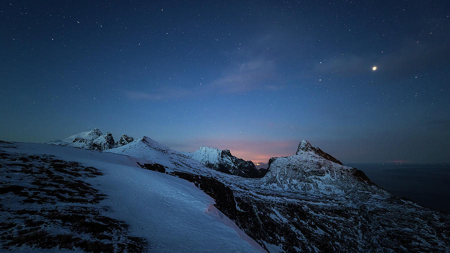 Along The Edge Photograph by Tommy Johansen. Freelance Photographer In Lofoten Norway.